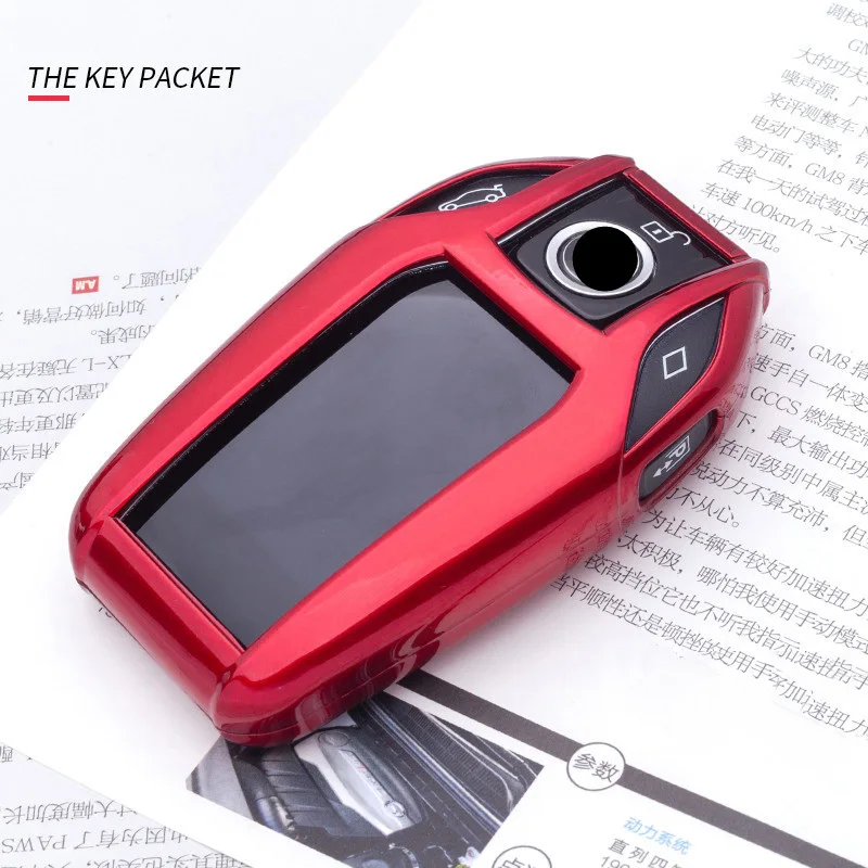 

ABS Car Fully Key Case Cover Fully Key Shell Remote Key Protector For BMW 7 Series 740 6 Series GT 5 Series 530i X3 Display Key