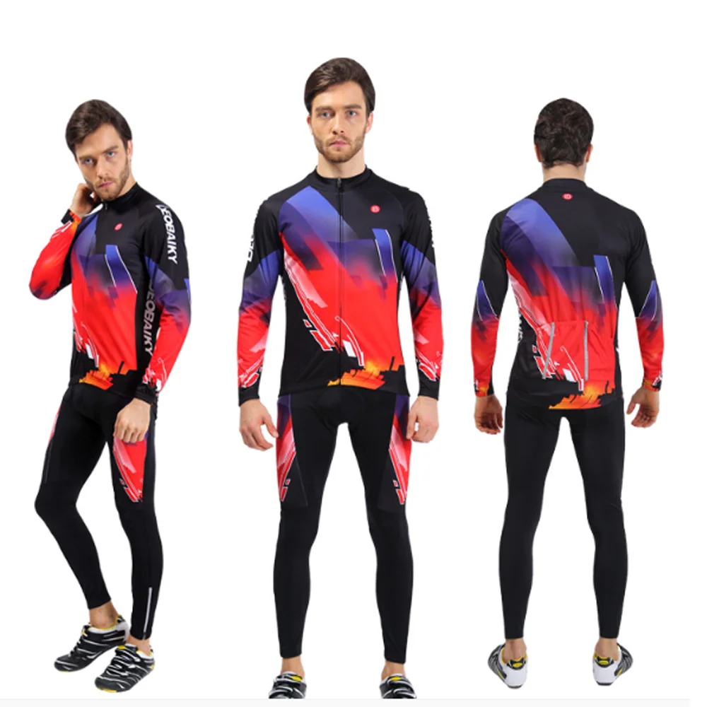 Одежда для велоспорта Maillot, Мужская зимняя одежда с длинным рукавом, Джерси для велоспорта, зимняя мужская одежда из теплого флиса, одежда для велоспорта, комплект одежды из Джерси