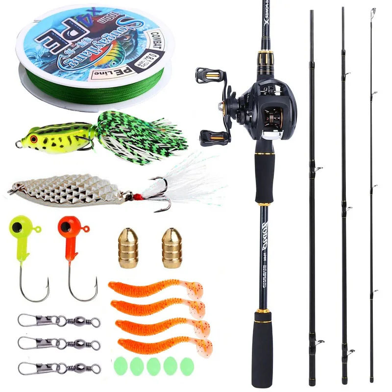 Sougayilang 2.1M Fishing Rod and Reel Combos Carbon Fiber Portable