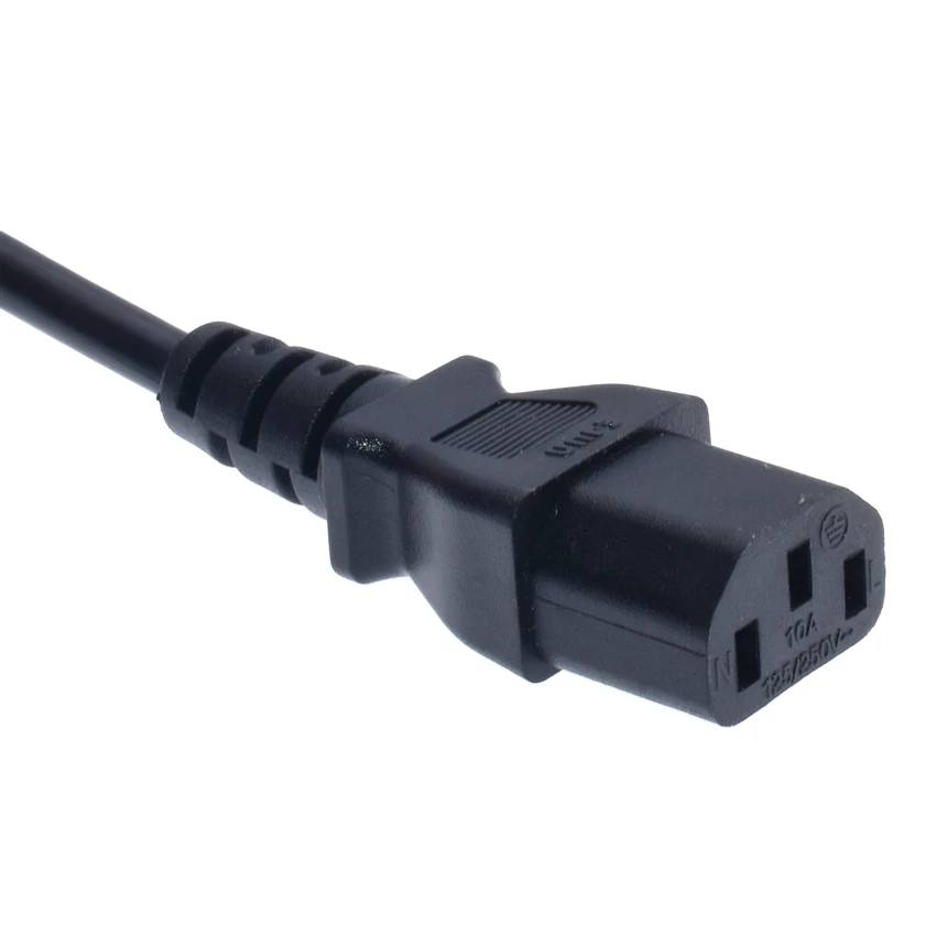 IEC 320 мужской/Женский силовой сплиттер Y КАБЕЛЬ C14 штекер до 2 x C13 женский шнур