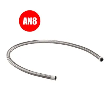 

AN4 AN6 AN8 AN10 AN12 Stainless Steel Double Braided Hose Oil Fuel Hose Line Car Oil Cooler Fuel Hose Tube