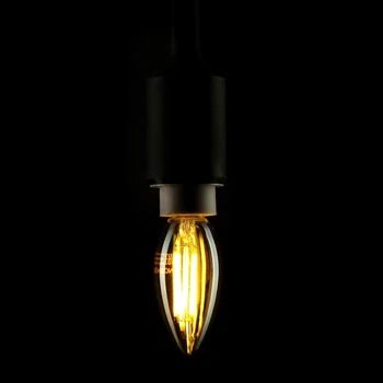 

Lamp LED THOMSON LED FILAMENT CANDLE GOLD, 7 W, E14, 2400 K, 695 lm 5240618