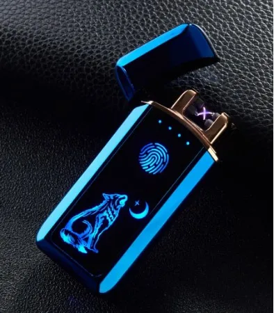 Plasma Lighter Electronic Lighter Cigarette Lighter For Smoking Usb Charge Double Arc - Цвет: No.15