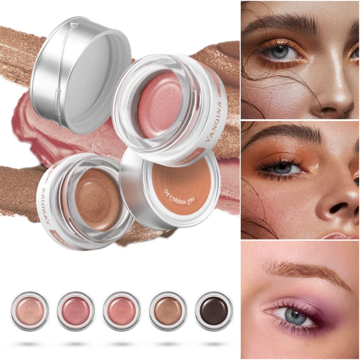 Eyeshadow Makeup Shimmery Diamond Long Lasting Silky Cosmetic for Women Ladies Girls Waterproof WH998