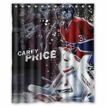 

New Custom Carey Price Waterproof Shower Curtain