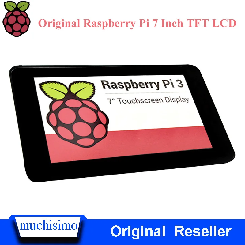 

Original Raspberry Pi 7 Inch TFT LCD Touch Screen Shield Monitor Display 800*480 Stander Kit for Raspberry Pi 4B 3B 3B+