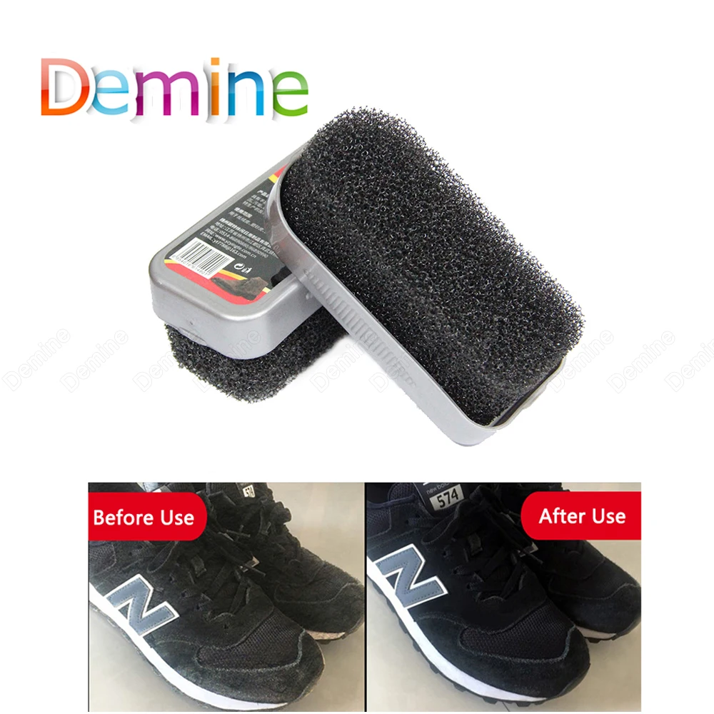 Demine Suede Shoe Cleaning Brush for Footwear Suede Boots Nubuck Velvet Bags Leather Shoe Care Sponge Cleaner Shoes Brush Polish photo