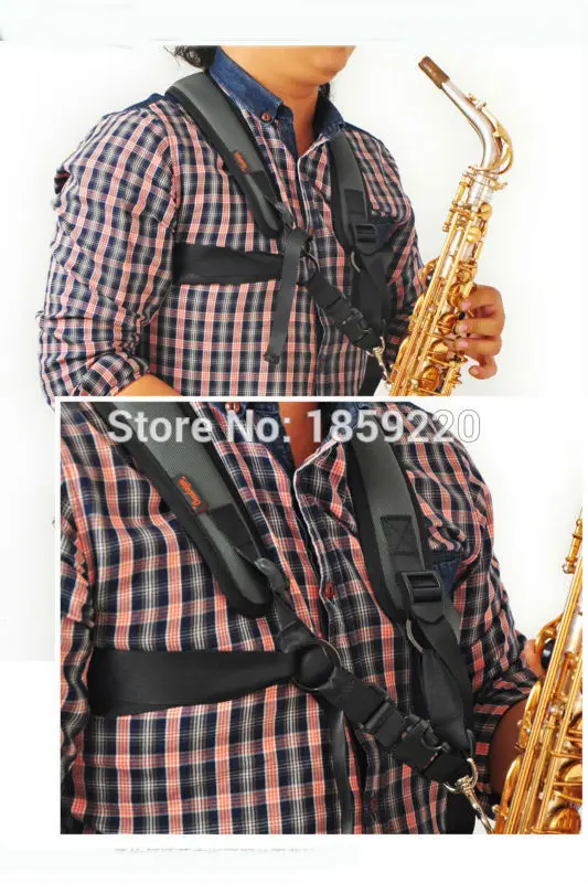 Alto tenor saxophone widen the shoulder straps hanging with neck with gm