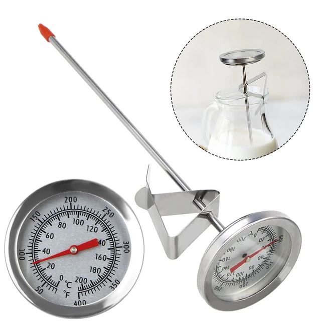 Oil Thermometer Deep Fry with Clip Candy Thermometer Long Fry Thermometer  for Turkey Fryer Tall pots Beef Lamb Meat Food - AliExpress