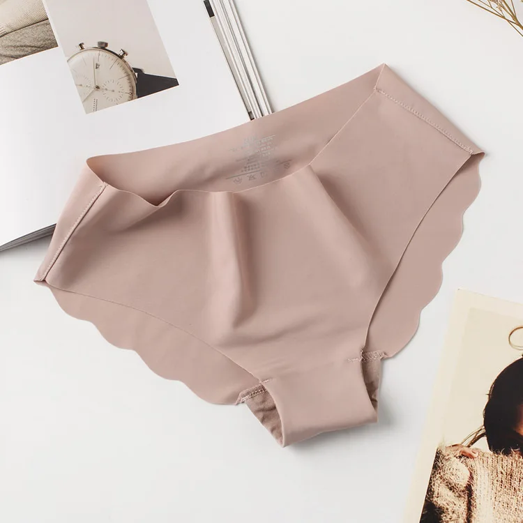 CXZD Seamless Panty Set Underwear Female Comfort Intimates Fashion Female large size one-piece seamless Low-Rise Briefs Lingerie (2)