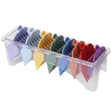 

Hair Clipper Replacement Sheath 8 Colors&Size Limit Comb Accessory Guide Comb Suitable for Wahl Trimmer with Storage Box