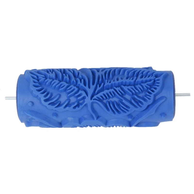 

Promotion! 15cm blue floral pattern roller
