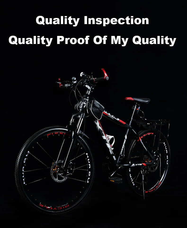 Flash Deal Mountain Bike 24/26 Inch 21/24/27/30 Speed Variable Speed Double Shock Off-road Racing Student Adult 0