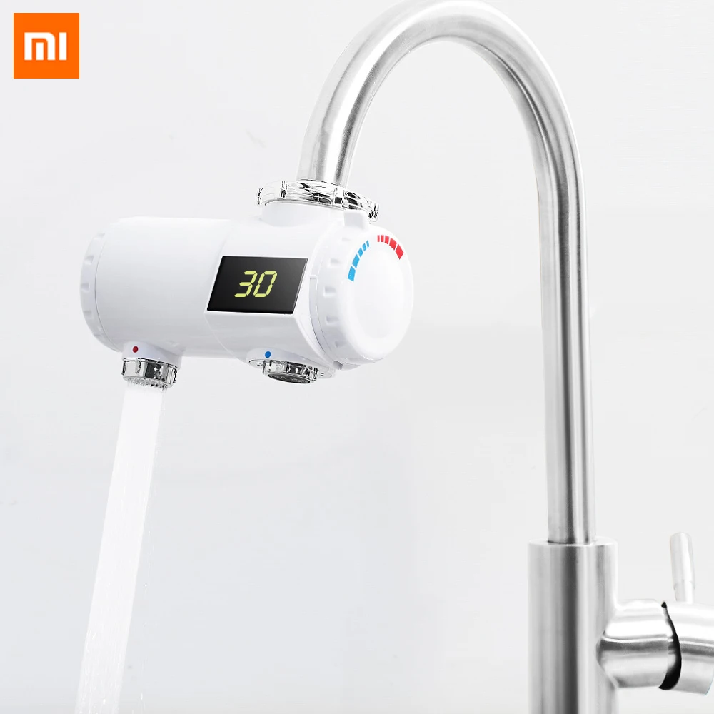 Xiaomi Mijia Xiaoda водонагреватель мгновенный нагрев кран кухонный Электрический температурный холодный теплый регулируемый кран