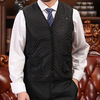 

Men Women Outdoor USB Infrared Heating Vest Jacket Winter Flexible Electric Thermal Clothing Waistcoat Fishing Hiking