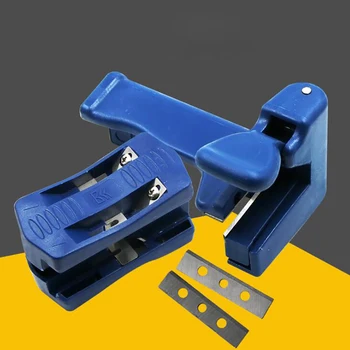 

2 Pcs/Set Manual Edge Banding Machine Trimming Device Wood Double Edge Head and Tail Trimmer for Carpenter PVC Binding Strip