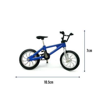 Креативная модель имитации Мини Сплав украшения для торта велосипеда 1:18 Модель для горного велосипеда - Цвет: Синий