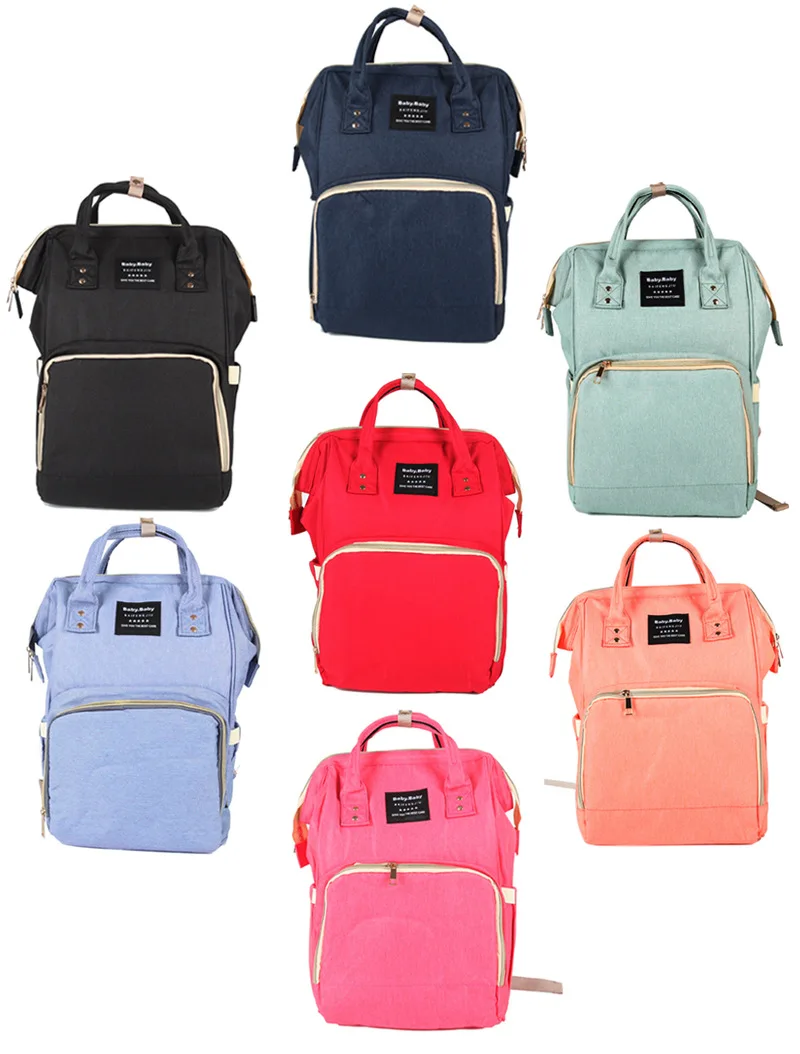 

Gloriou Source Diaper Bag Solid Large Mother Baby Bag Backpack Multifunction Waterproof Mom Dad Diaper Bag Outdoor Travel