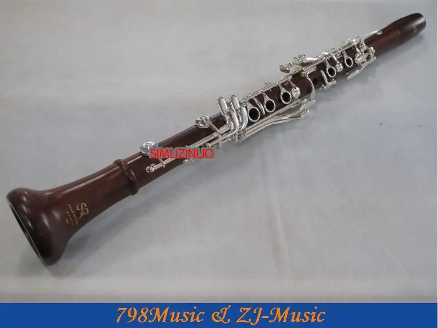 

SR B flat Clarinete 17 клавиш, деревянные инструменты из розового дерева, Bb кларнет, новый AAAAA +++++, сделано в Китае