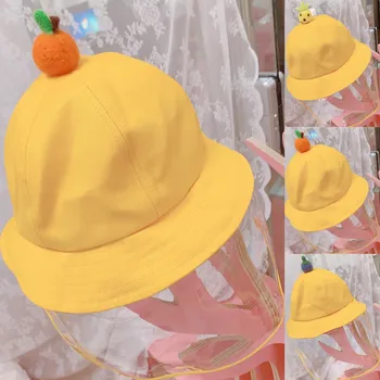 

Kids Boys Girls Anti-spitting Protective Hat Dustproof Cover Casquette Cap Hat כובעים соломенная шляпа Шляпа пляж Sun hats