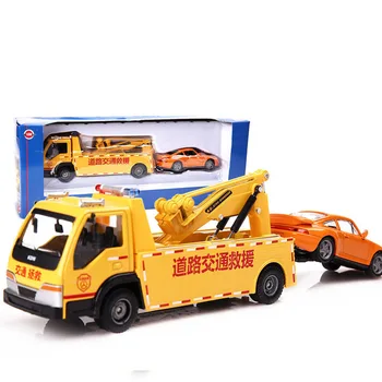 

KAIDIWEI Alloy Engineering Vehicle Road Traffic Rescue Vehicle Model Toy Car Simulation Toy Christmas Gift Alloy Engineering Car