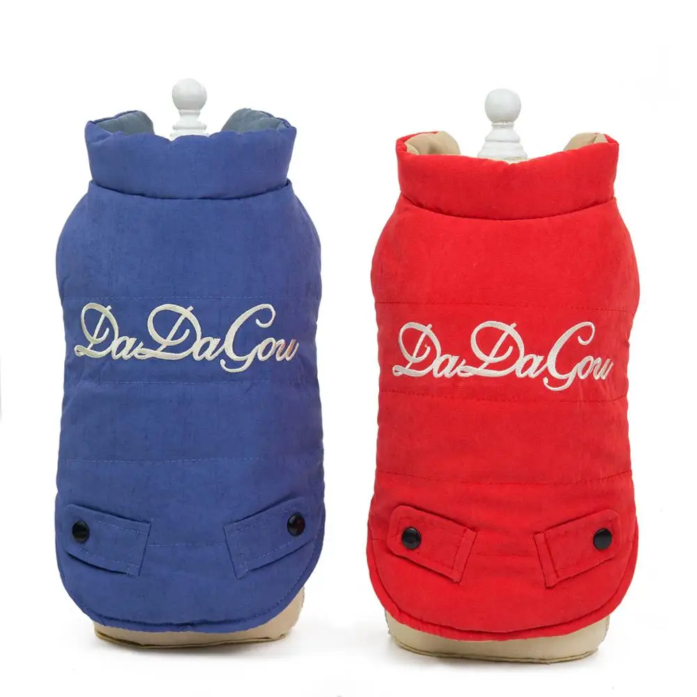 

Pet Clothes Puppy Outfit Vest Warm Dog Clothes For Small Dogs Winter Waterproof Pets Dog Jacket Coats Padded Chihuahua Apparel