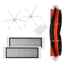 6pcs Vacuum Cleaner Brushes Hepa Filters Kit for Xiaomi Vacuum 2 / 1s Roborock S50 S51 MI Robot Vacuum Cleaner Parts Accessory