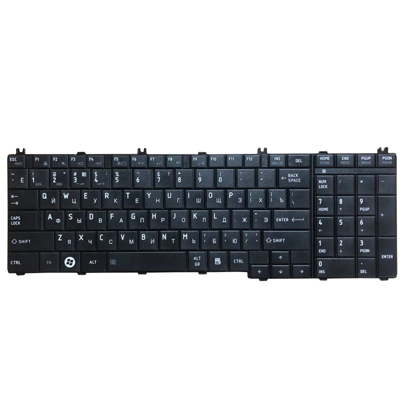 Новая русская клавиатура для ноутбука Toshiba Satellite L655 L655D C655 C655D C660 C660D C650D L650 C670 L650D L755