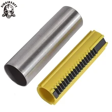 SINAIRSOFT R85 Stainless Steel Cylinder 19 Teeth Piston SR25 L85 Apply To AEG Paintball Hunting Airsoft Shooting Target