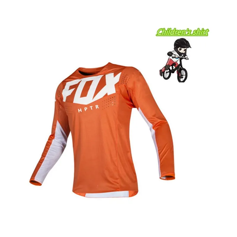 Los niños fuera de la carretera ATV гоночный camiseta соевый лиса bicicleta Джерси para descensos MTB DH MX Ropa