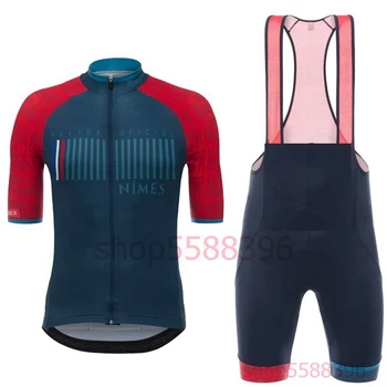 

High-quality team cycling clothing suit breathable close-fitting bicycle mountain bike daily training cycling Jersey bib shorts