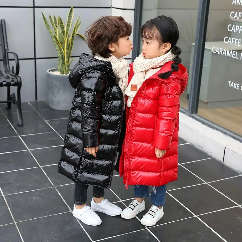 

2019 Girl Winter Jacket Waterproof Warm Hooded Down Jacket For Boy 2-10 Years Children Baby Girl Snowsuit Coat Kids Parka