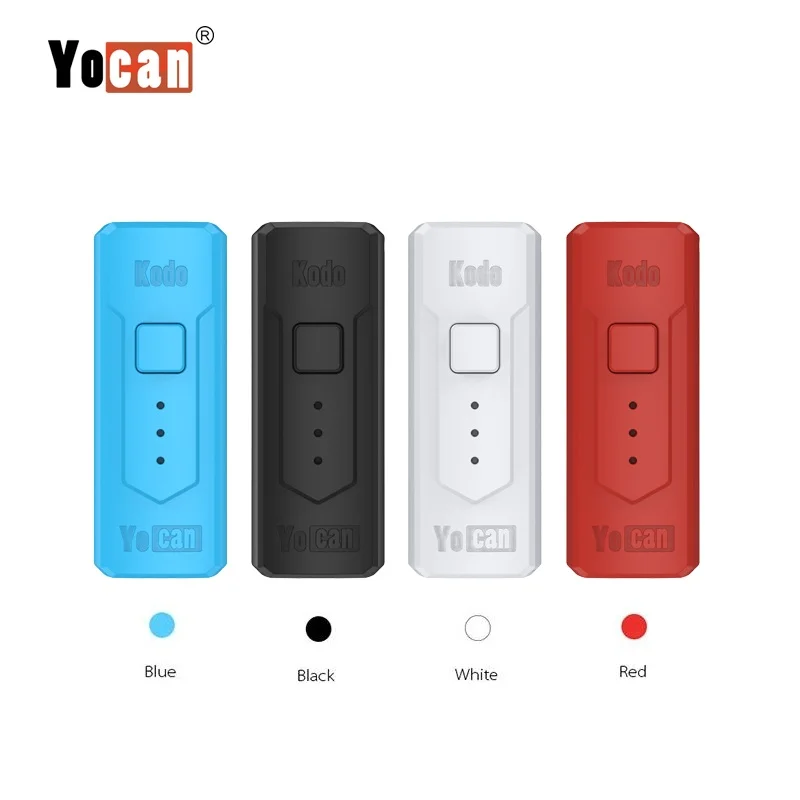 

Original YOCAN Kodo Vape Box Mod 400mAh Battery Adjustable Voltage Electronic Cigarette Mods For 510 Thread Atomizer Vaporizer