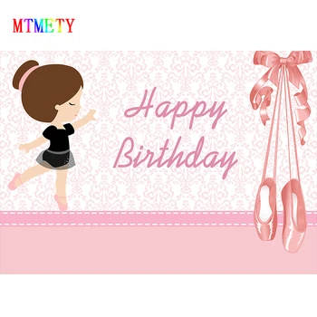 

Pink girl Background Photography Birthday Party Rainbow Flowers Balloon Baby Poster Photography Backdrop Photocall Photo Studio