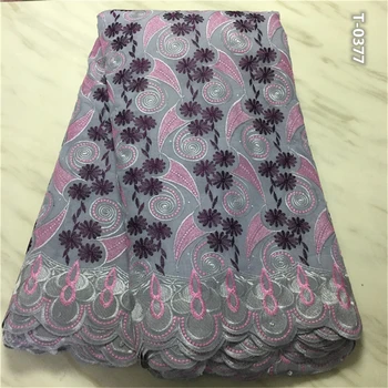 

High Quality Embroidery White Lace Fabric Swiss Voile Lace In Switzerland 2020 New Design African Swiss Voile Lace Fabric