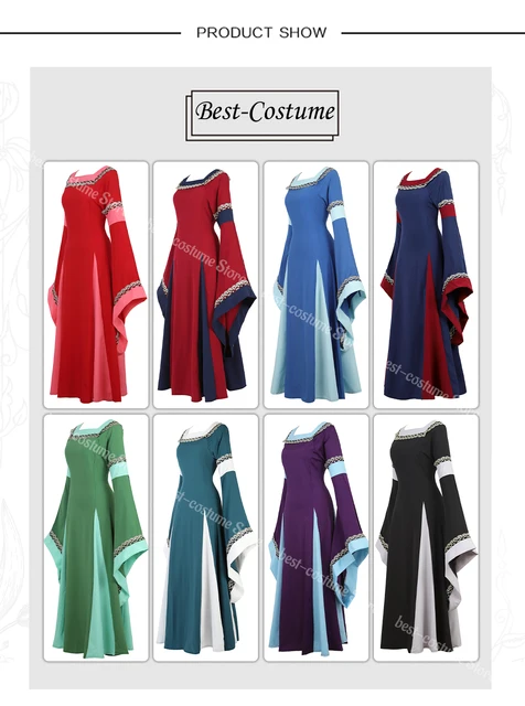 Custom Renaissance Corset Purple Dress Witch Wench Costume – Cosplayrr