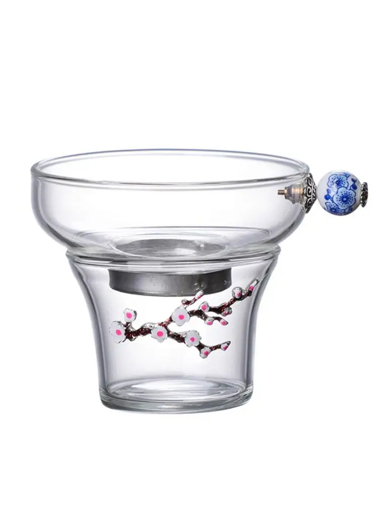 Стеклянный фильтр для замачивания чая из прозрачного стекла сито аксессуары фильтр для чая сито для замачивания чая