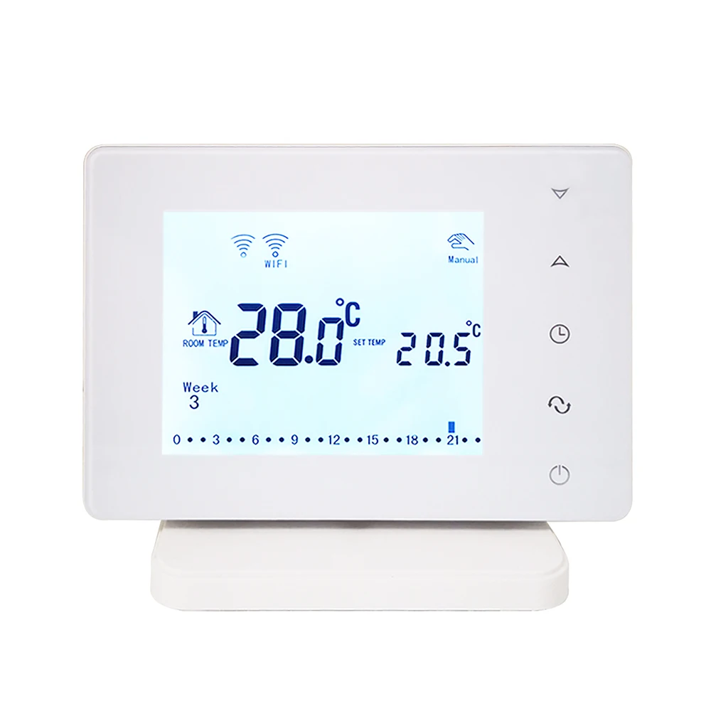  Beok Wireless Wifi Smart Thermostat for Gas Boiler Actuator Room Temperature Controller Works with  - 4000330069124