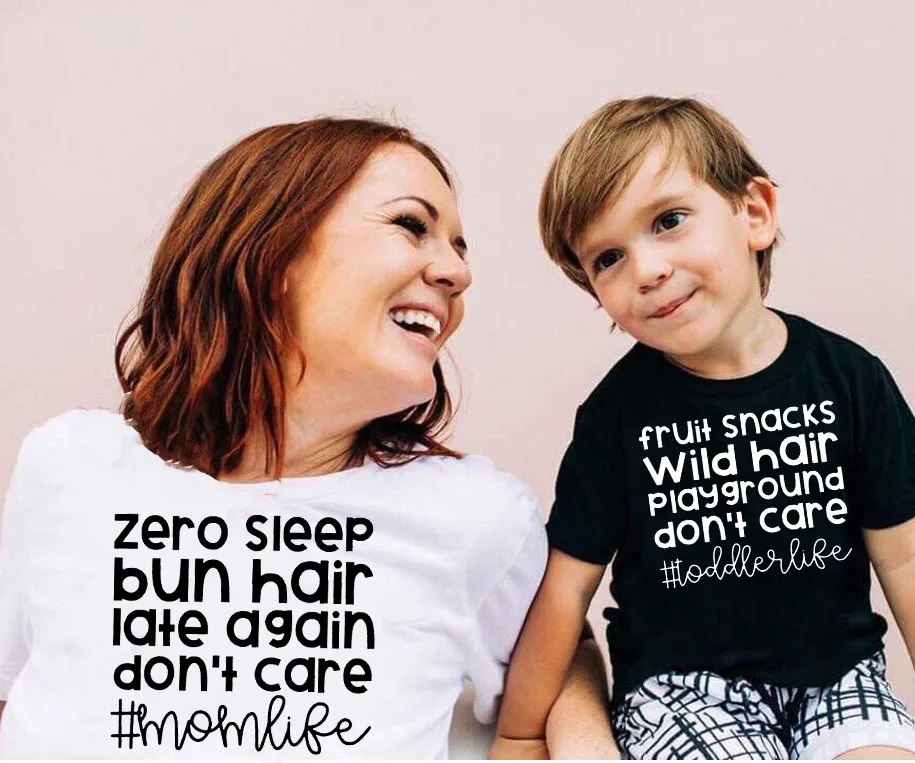 Bambino Vita Mamma Vita Mommy And Me Corrispondenza Camicette Mamma E Figlia Divertente Corrispondenza Camicette Famiglia Mommy And Me Top