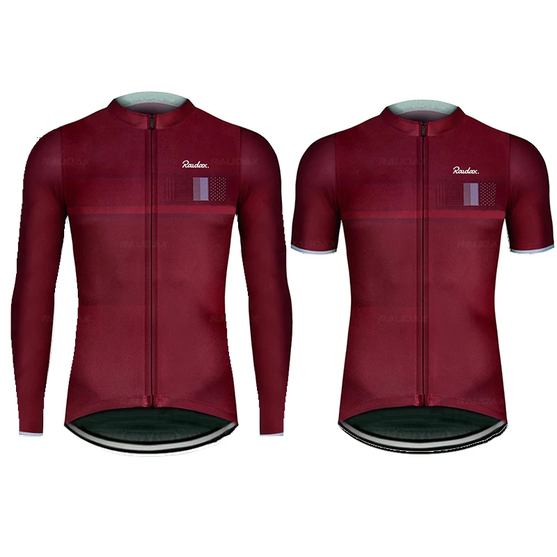 Men Cycling Jerseys 2023 Raudax Long Sleeve Cycling Shirts Bicycle Cycling Clothing Kit Mtb Bike Wear Triathlon Maillot Ciclismo - Image 5