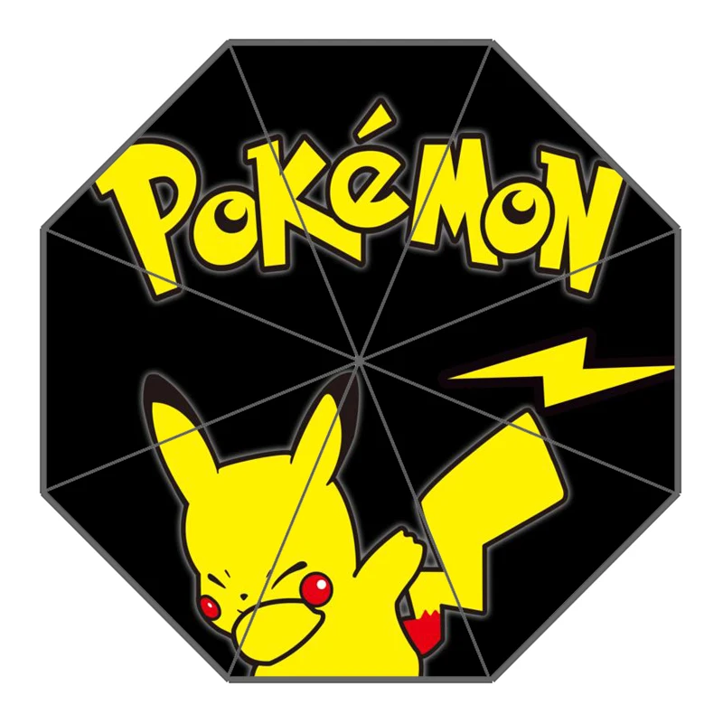 P# Pikachu Pokemon Зонт с индивидуальным принтом складной зонт от солнца и дождя для путешествий неавтоматический декоративный зонт высокого качества - Цвет: 21