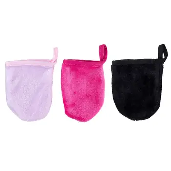 

Soft Make up Remover Pads Glove Reusable Clean Face Towel Microfiber Facial Cleaning Wipe Cleaner Tools