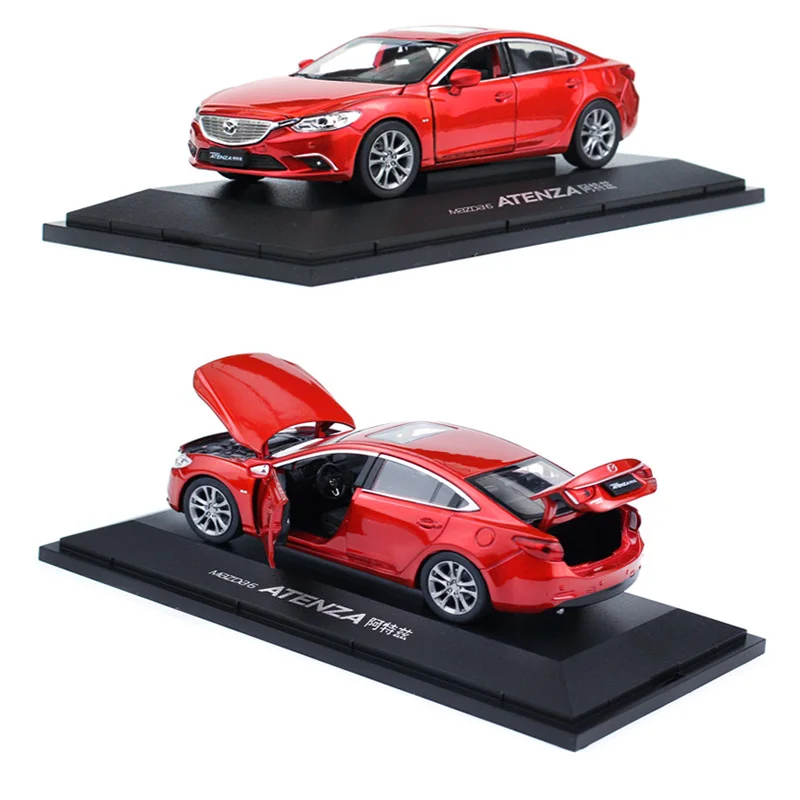 

1/32 Mazda Atenza Simulation Alloy Car Static Open Door Model Car Japan ZOOMZOOM Metal Toy Car Gifts Free Shipping