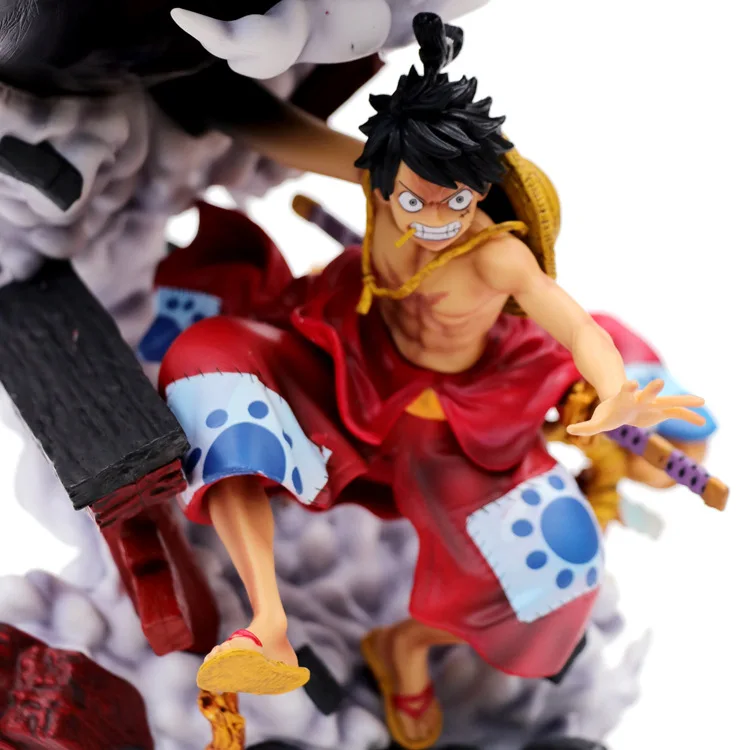 Аниме one piece Land Of Wano кантри Обезьяна D Luffy gear 3 ПВХ фигурка Коллекция Модель игрушки