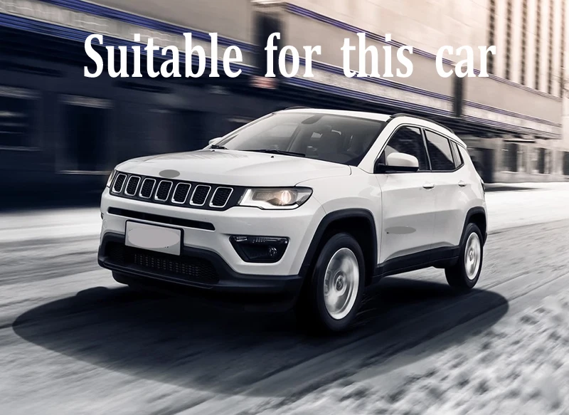 2 шт. для JEEP Compass- Светодиодный дневной ходовой светильник DRL Автомобильная противотуманная фара 6000K белый светильник желтый светильник