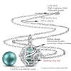 EUDORA 20mm Unique Crystal Cage Harmony Ball Musical Pendant Angel Caller Necklace with Infinite knot For Pregnancy Jewelry K363 5