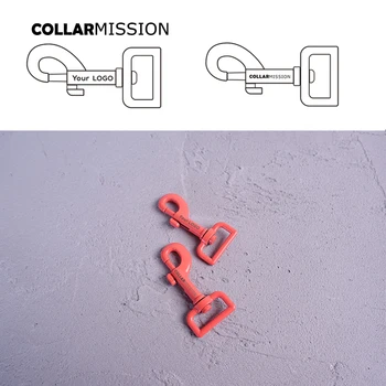 

100pcs/lot Red Orange baking paint dog clip durable and strong hook We provide laser engraving service customize LOGO CPK25R