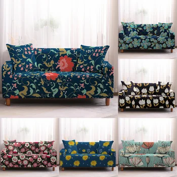 

DIDI Flower Slipcover Sofa Cover Tightly All-inclusive Wrap single/double/three/four-Seat Sofa Cover Elasticity Sofa Cover