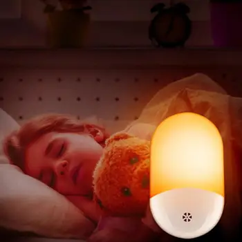 

Automatic LED Light-Controlled Night Light With Dual USB Wall Charger Plugs, Energy-Saving Sensor Wall Light From Dusk To Dawn