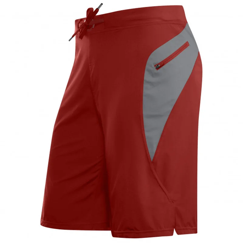 GITF, мужские шорты для бодибилдинга и бега, Мужская одежда для фитнеса, спортзала, бега, быстросохнущие однотонные мужские шорты на молнии